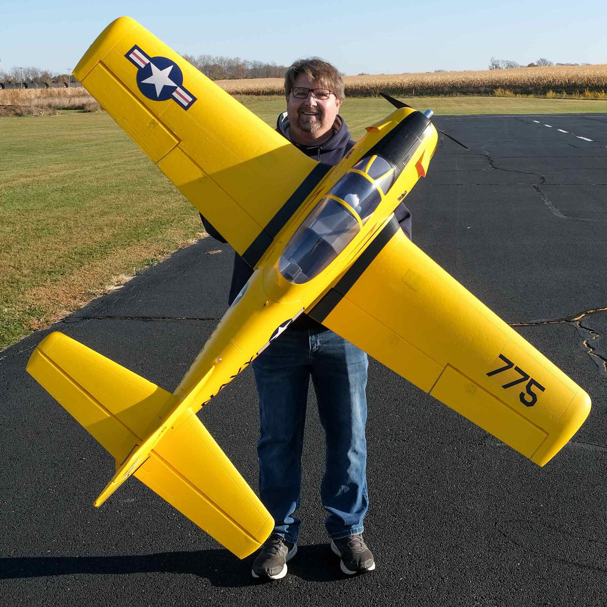 E-Flite Carbon-Z T-28 Trojan 2.0m BNF Basic with AS3X and SAFE Select
