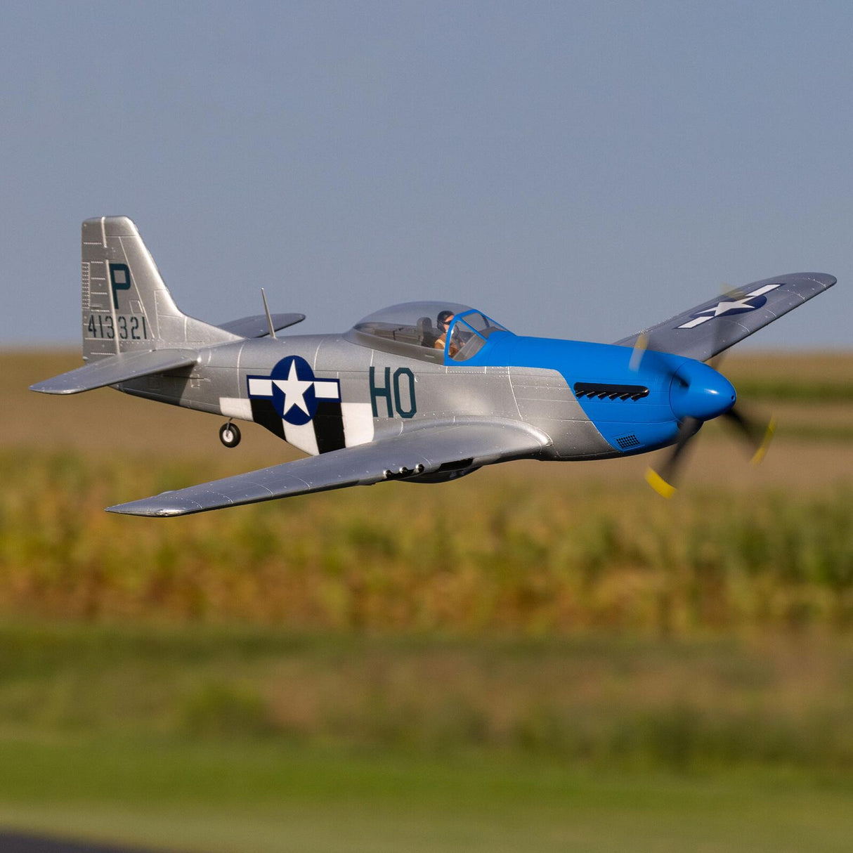 P-51D Mustang 1.2m BNF Basic Cripes AMighty 3rd Model