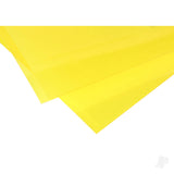 6x12in (15x30cm) Transparent Coloured Sheet .010in Thick YELLOW (2 Sheet per pack)