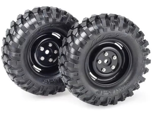 Fastrax Kong Crawler Tyre With .9 Scale Wheel 96cm (Black) - pair (BOX 56)