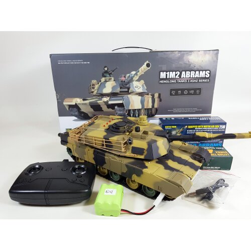 1:24 M1A2 with Infrared Battle System (2.4Ghz + Shooter + Sound)