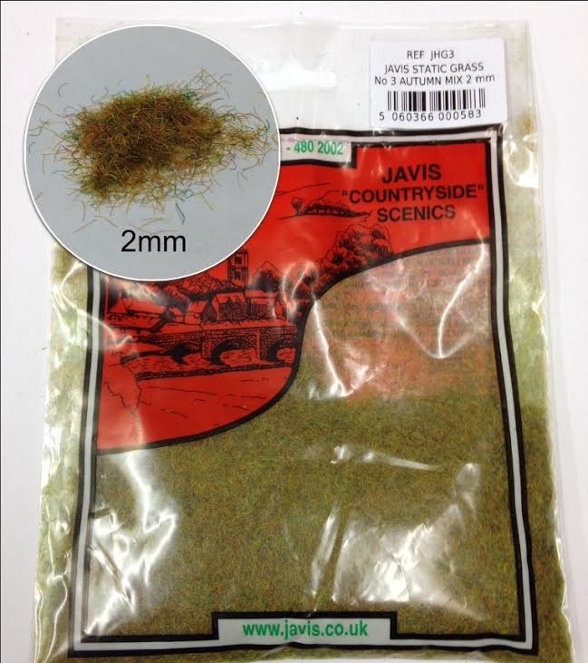 Javis JHG3 Static Hairy Grass No 3 Autumn Mix 2mm