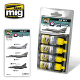 MIG7211 FRENCH MODERN JETS ACRYLIC PAINT SET