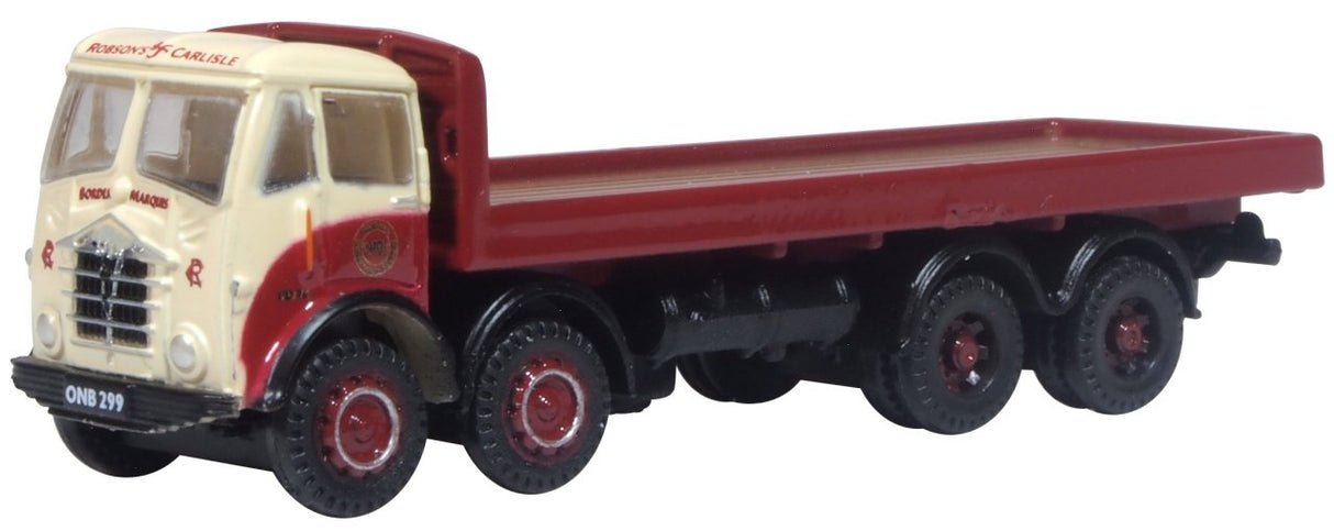 Oxford Diecast NFG013 Foden FG 8 Wheel Platform Robsons of Carlisle n gauge