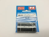 Peco NR-211 2 Coal Loads and 2 Canopies For Hopper Wagons N Gauge