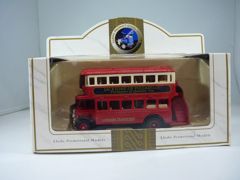 Lledo 2000 Limited Edition Die Cast London Bus Jacksons of Piccadilly Tea