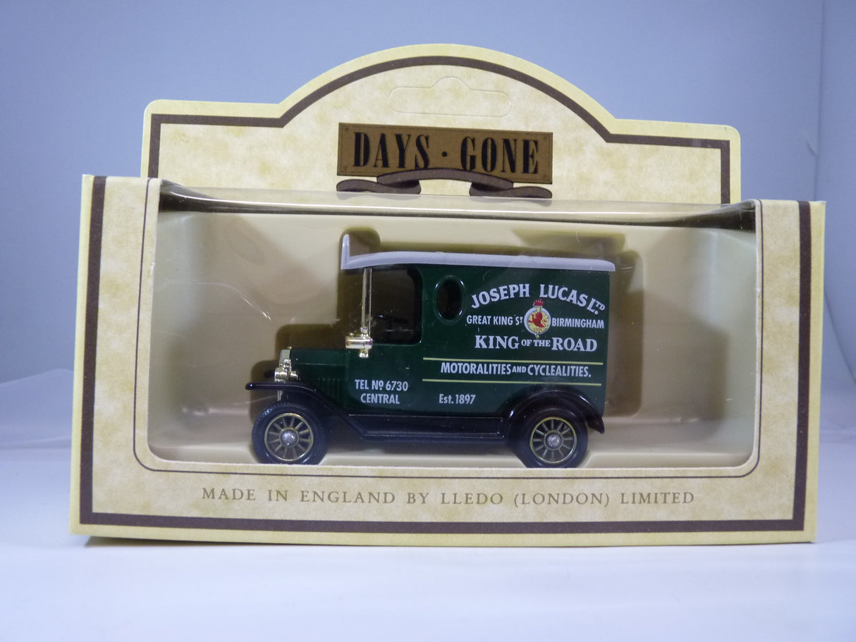 Lledo Limited Edition Days Gone Die Cast 1920 Model T Ford Van Lucas