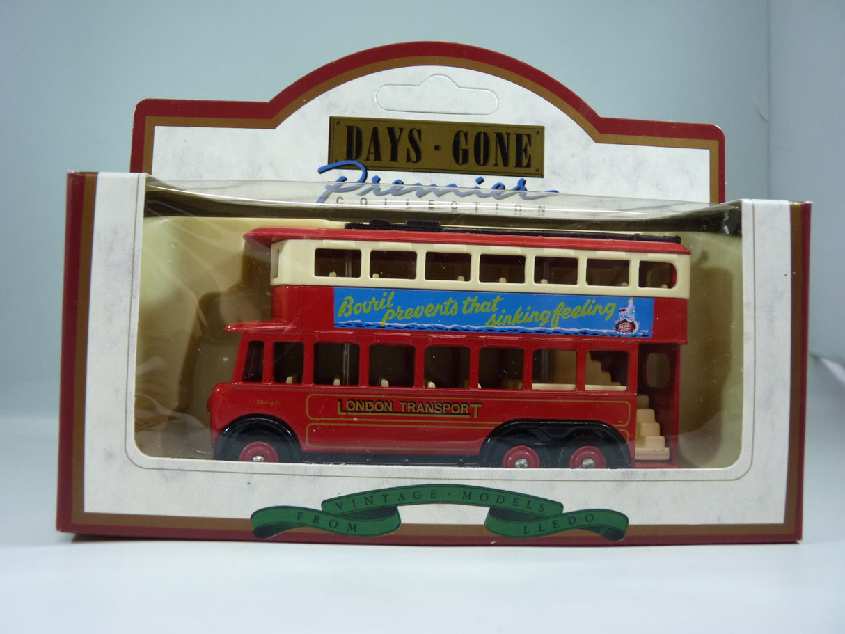 Lledo Limited Edition Days Gone Die Cast 1928 Karrier E6 Trolley Bus Bovril