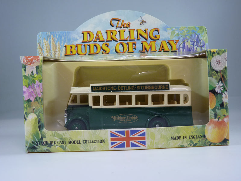 Lledo Limited Edition Darling Buds of May Die Cast Maidstone and District AEC Regal Single Deck Bus
