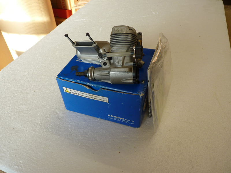 OS 46LA engine with Silencer - Second Hand - As New Boxed