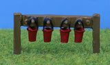 PDZ32 PD Marsh OO Gauge Firebuckets on Stand (2 Sets)