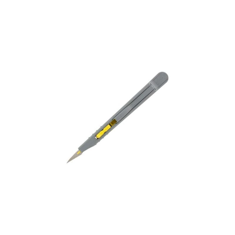 Model Craft PKN3216/11 Retractable Safety Knife – 11 Yellow