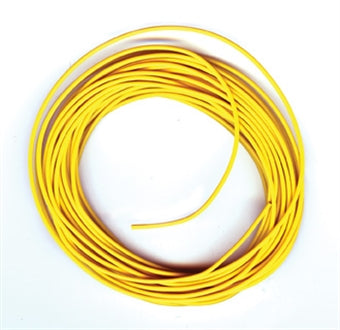 Peco PL-38 Electrical Wire 3 Amp 16 Strand - 7 metres - Yellow