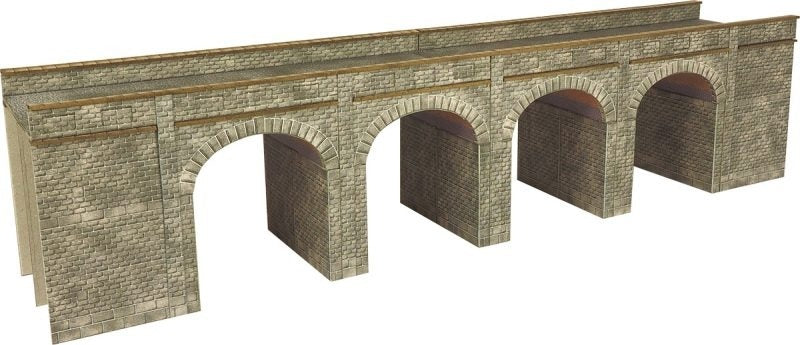 Metcalfe PN141 Stone Viaduct N Gauge Card Kit