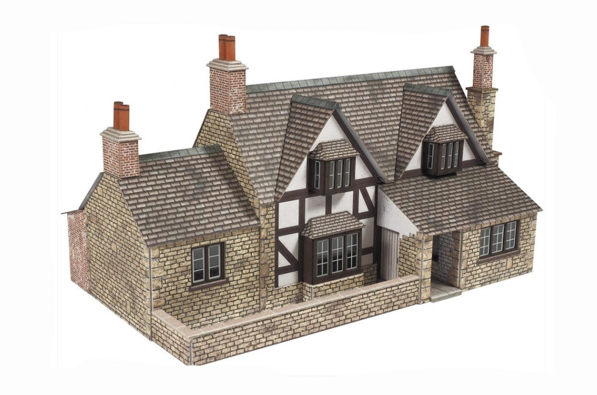 Metcalfe PO267 Town End Cottage - 00 Gauge Card Kit