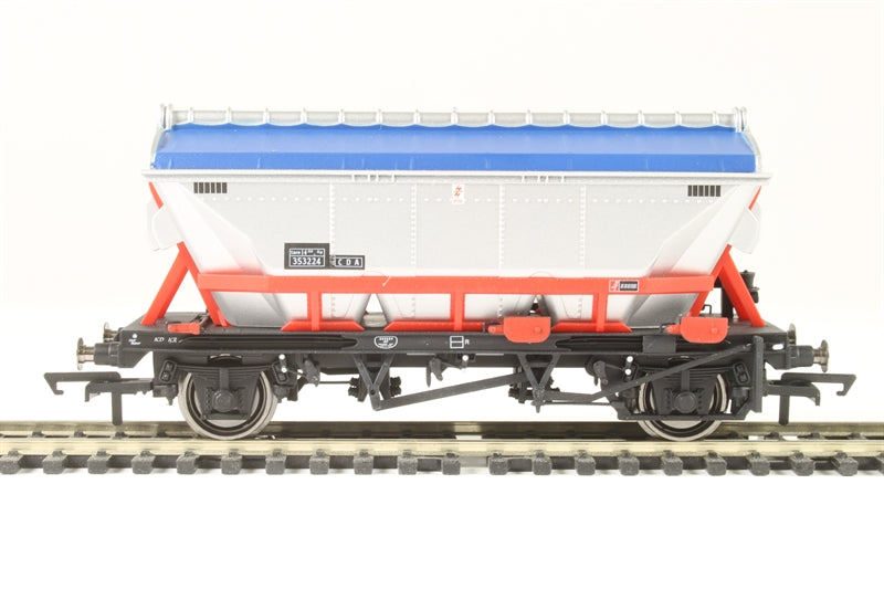 Hornby R6708 CDA hopper wagon 353224 in Railfreight red livery