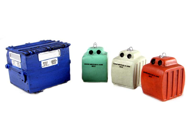 Hornby R8578 Recycling bins - Skaledale Street life collection