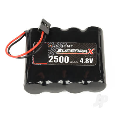 Radient NiMH 4.8V 2500mAh AA SBS-Flat Rx-JR/Spektrum