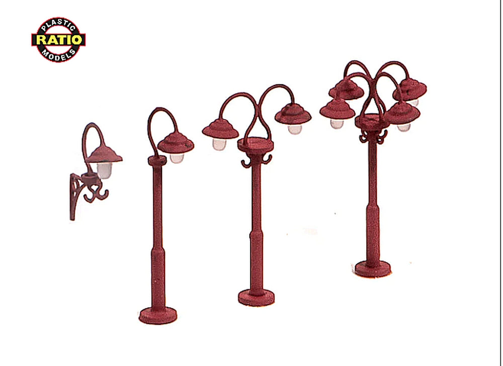 Ratio 453 Swan Necked Lamps (9 pack)