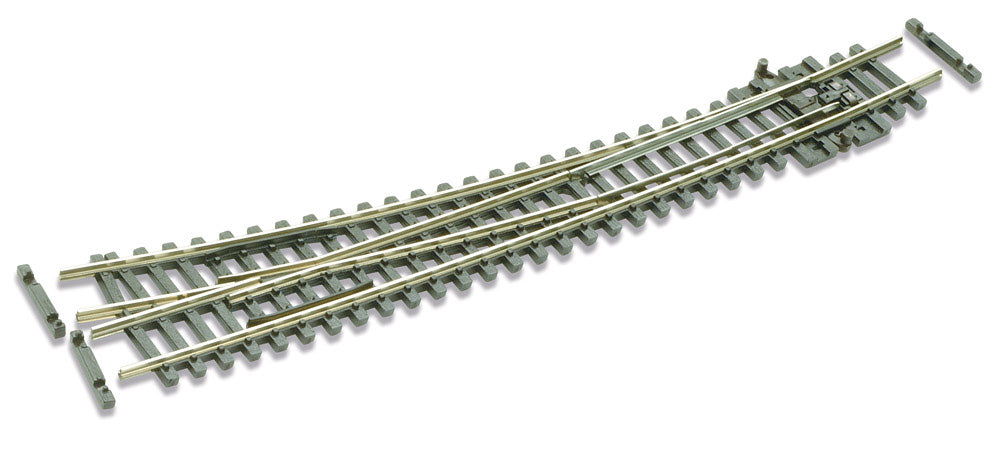 Peco SL-E386F Curved Turnout Large Radius Right Hand Code 55 N Gauge