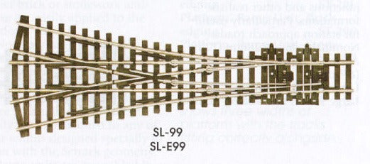 Peco SL-99 3 Way Medium radius Insulfrog Turnout 00 Gauge