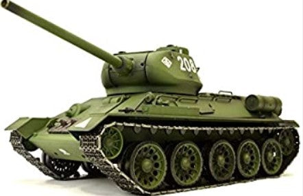 Heng Long 1/16 Russian T-34 / 85 with Infrared Battle System (2.4GHz + Shooter + Smoke + Sound + Metal Gearbox)