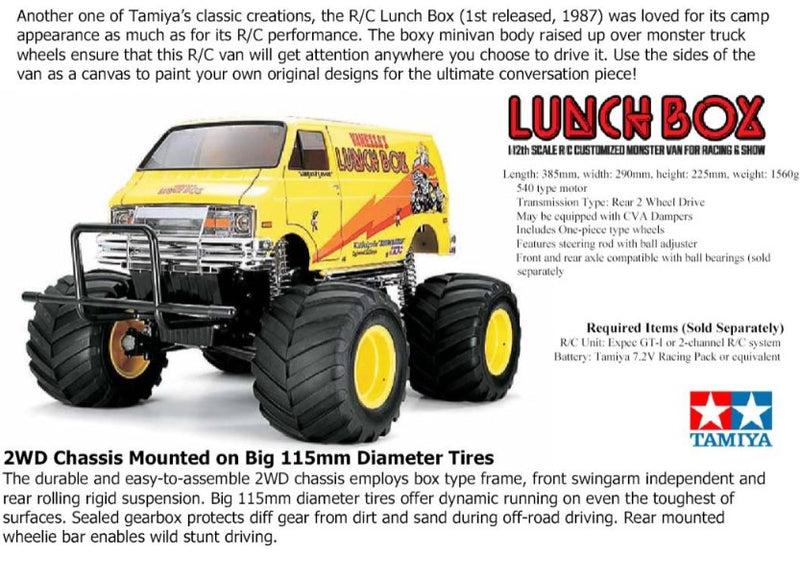 Tamiya R/C Lunch Box Model Kit