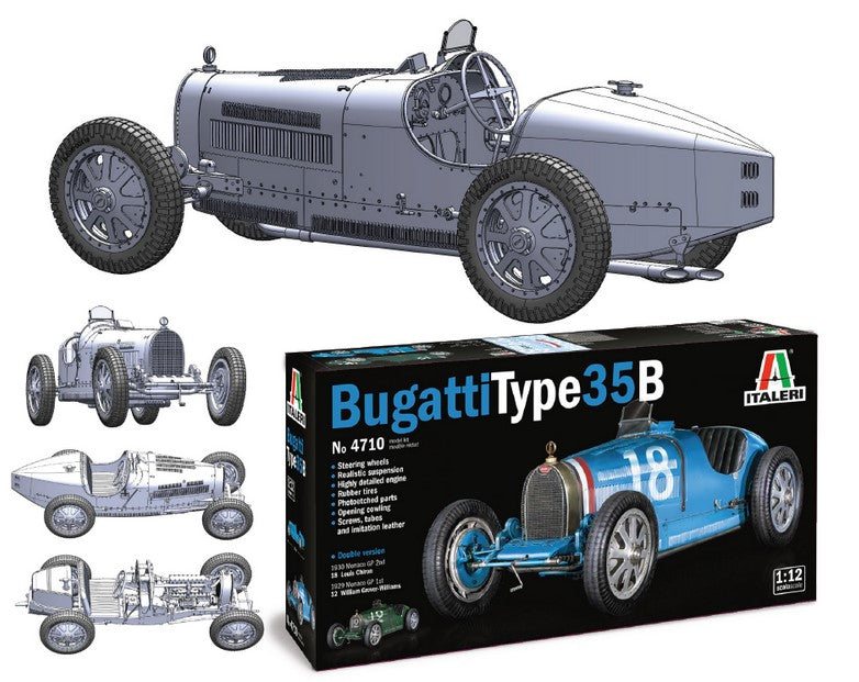 Italeri 1/12 Bugatti Type35B 4710