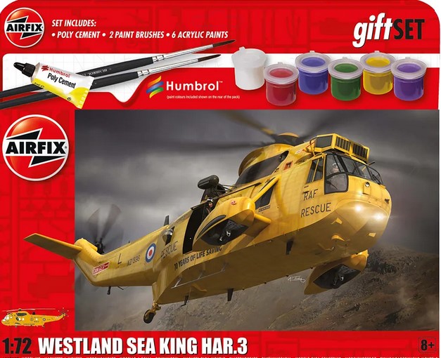 Airfix 1/72 Westland Sea King HAR.3 Starter Set A55307B