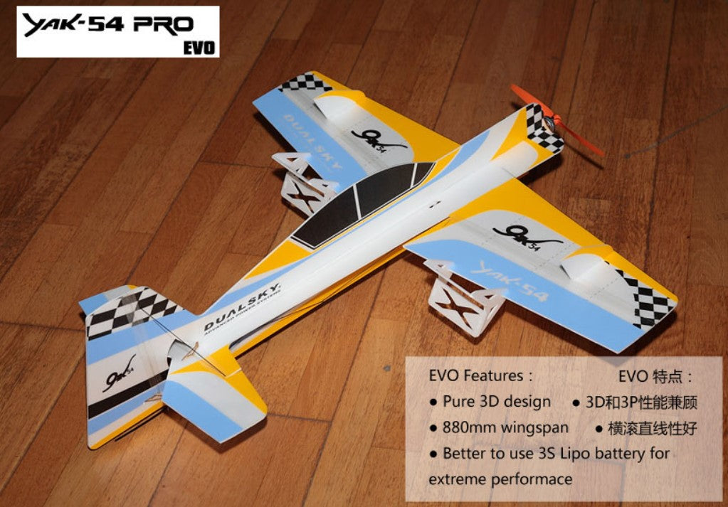 Dualsky Yak-54 Pro Depron model