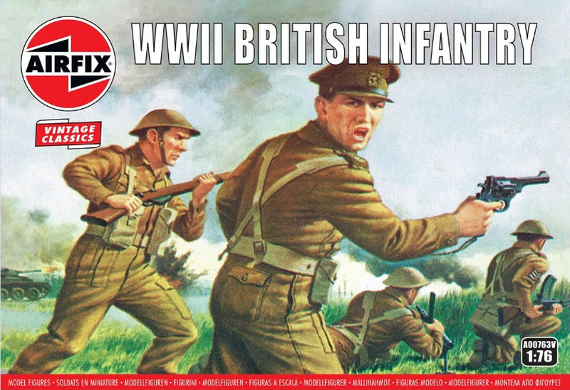 Airfix Vintage Classics 1/72 WWII British Infantry figures A00763V