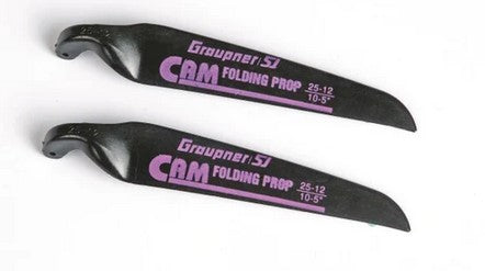 Graupner - CAM Folding Props black clockwise - 12x6 (1031.12x6)