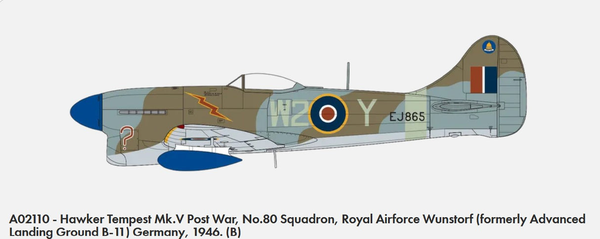 Airfix 1/72 Hawker Tempest Mk.V Post War A02110