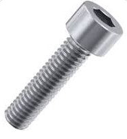 M4 x 25mm Cap head Socket SS bolt - Pack of 4