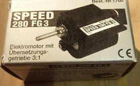 Graupner Speed 280 Motor with FG3 Gear unit