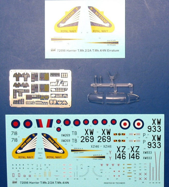 Sword 1/72 Harrier T Mk2/2A/4/4N Kit 72098