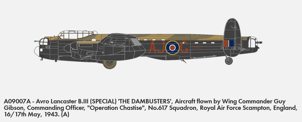 Airfix 1/72 Avro Lancaster B.III (Special) The Dambusters A09007A