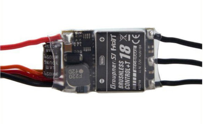 Graupner Brushless Control +T 18A ESC - BEC Telemetry