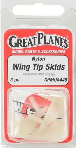 Great Planes Wing Tip Skids - Pack of 3  (BOX 20)