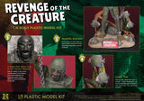 X-PLUS 1/8 Plastic Kit - REVENGE OF THE CREATURE  28CM TALL INCLUDING DIORAMA BASE