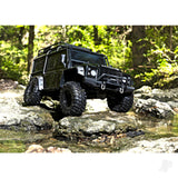 TRX-4 Land Rover Defender 1:10 4X4 Electric Trail Crawler with Winch Black (+ TQi 4-ch XL-5 HV Titan 550)