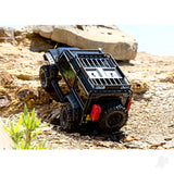 TRX-4 Land Rover Defender 1:10 4X4 Electric Trail Crawler with Winch Black (+ TQi 4-ch XL-5 HV Titan 550)