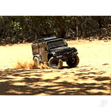 TRX-4 Land Rover Defender 1:10 4X4 Electric Trail Crawler with Winch Black (+ TQi 4-ch XL-5 HV Titan 550)