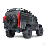 TRX-4 Land Rover Defender 1:10 4X4 Electric Trail Crawler with Winch Silver (+ TQi 4-ch XL-5 HV Titan 550)