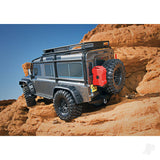 TRX-4 Land Rover Defender 1:10 4X4 Electric Trail Crawler with Winch Silver (+ TQi 4-ch XL-5 HV Titan 550)