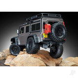 TRX-4 Land Rover Defender 1:10 4X4 Electric Trail Crawler with Winch Silver (+ TQi 4-ch XL-5 HV Titan 550)