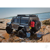 TRX-4 Land Rover Defender 1:10 4X4 Electric Trail Crawler with Winch Silver (+ TQi 4-ch XL-5 HV Titan 550)