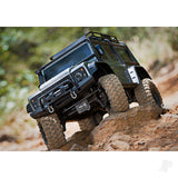 TRX-4 Land Rover Defender 1:10 4X4 Electric Trail Crawler with Winch Silver (+ TQi 4-ch XL-5 HV Titan 550)