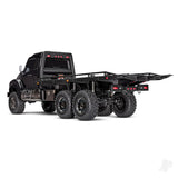 Traxxas Black TRX-6 Ultimate RC Hauler 1:10 6X6 Electric Flatbed Truck with Pro Scale Winch (+ TQi 4-ch/XL-5 HV/Titan 550)