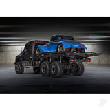 Traxxas Black TRX-6 Ultimate RC Hauler 1:10 6X6 Electric Flatbed Truck with Pro Scale Winch (+ TQi 4-ch/XL-5 HV/Titan 550)